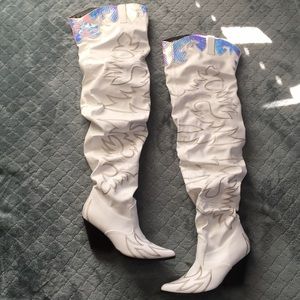 Thigh High Cowgirl Boots